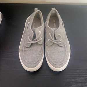 Youth canvas boat shoes